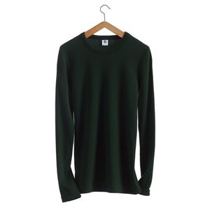 Petit Bateau Black Long Sleeved Tee Shirt 14 Ans